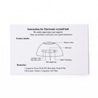 Video Memory Ball — Custom Christmas Crystal Keepsake (70mm)